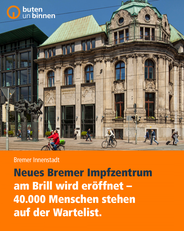 Eine Beispielabbildung für einen Post mit langer Info in oranger Box auf einem Hintergrundbild